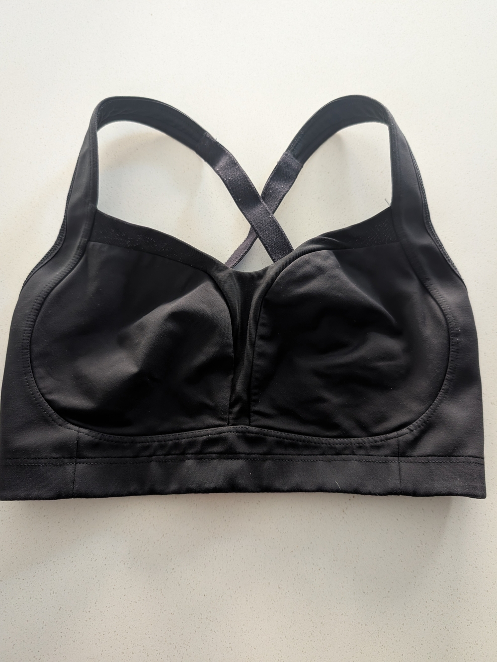 lululemon athletica Black Cross-Back Support Sports Bra